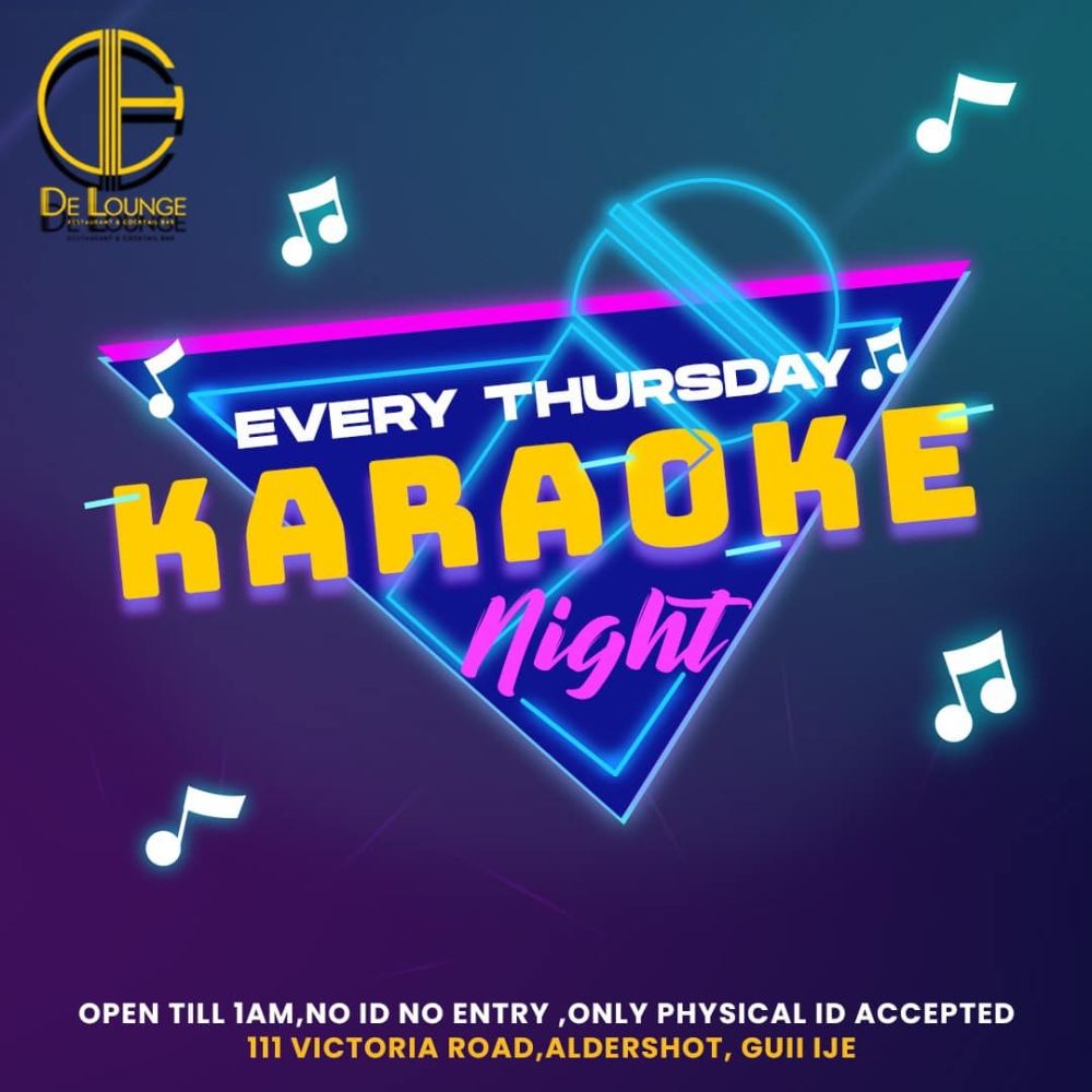 Karoke Night, Every Thursday